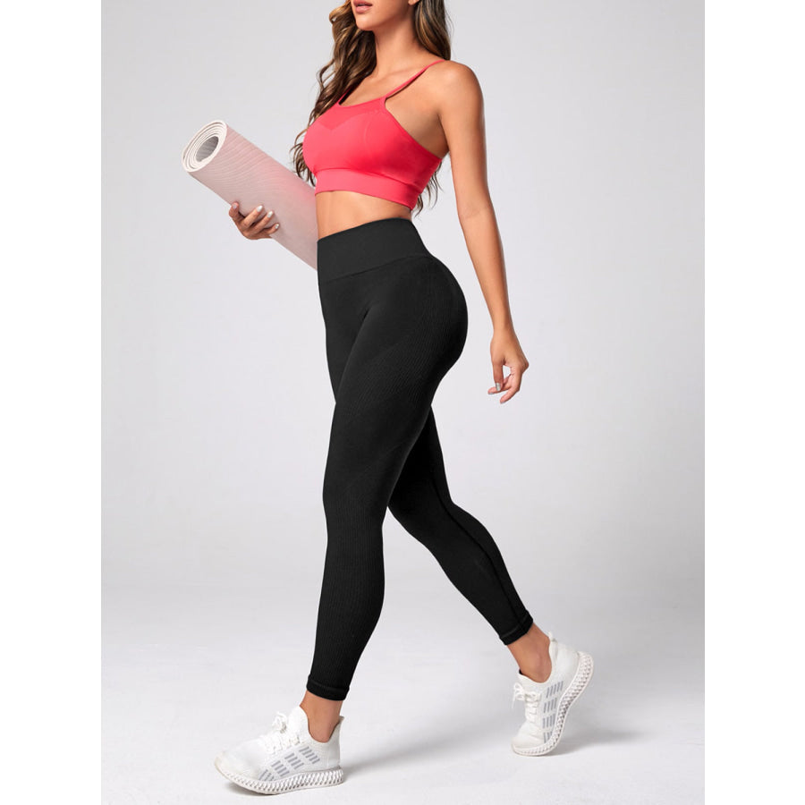 High Waist Active Leggings Apparel and Accessories