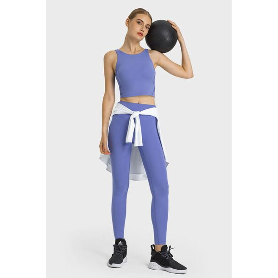 High Waist Active Pants Clothing