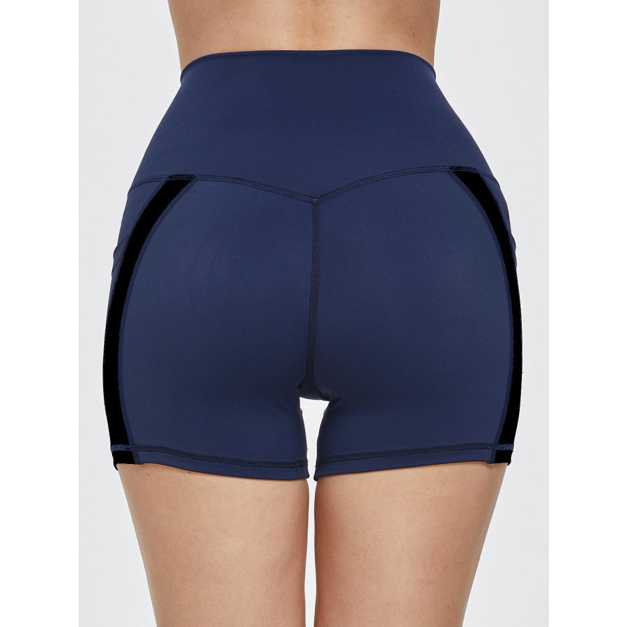 High Waist Active Shorts Apparel and Accessories