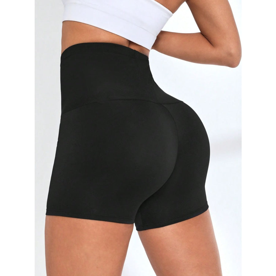 High Waist Active Shorts Apparel and Accessories