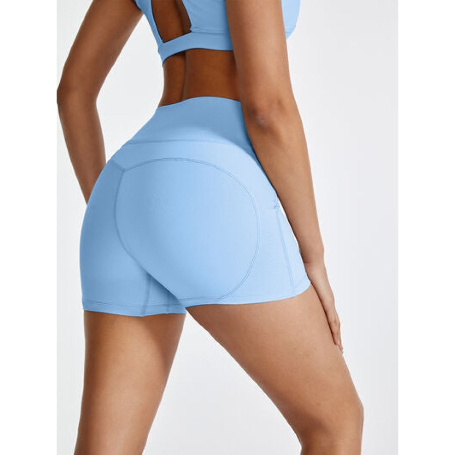 High Waist Active Shorts Apparel and Accessories