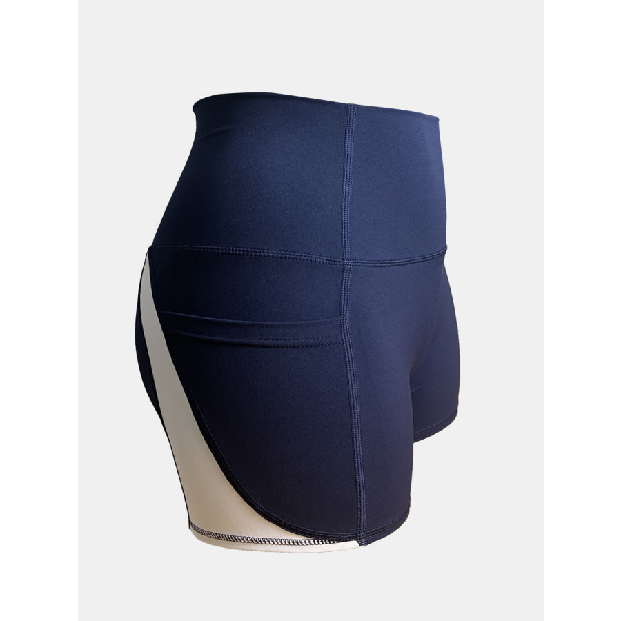 High Waist Active Shorts Apparel and Accessories