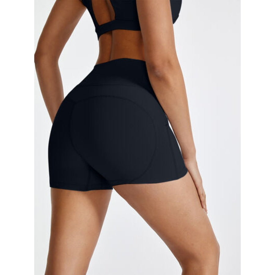 High Waist Active Shorts Apparel and Accessories