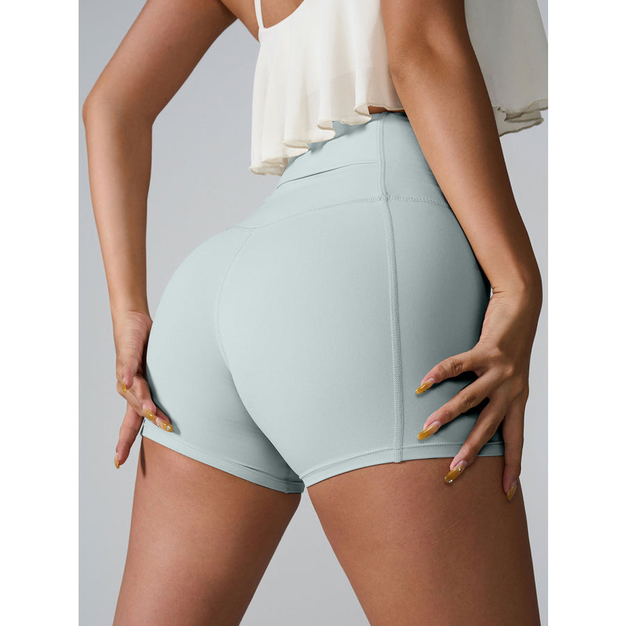 High Waist Active Shorts Apparel and Accessories