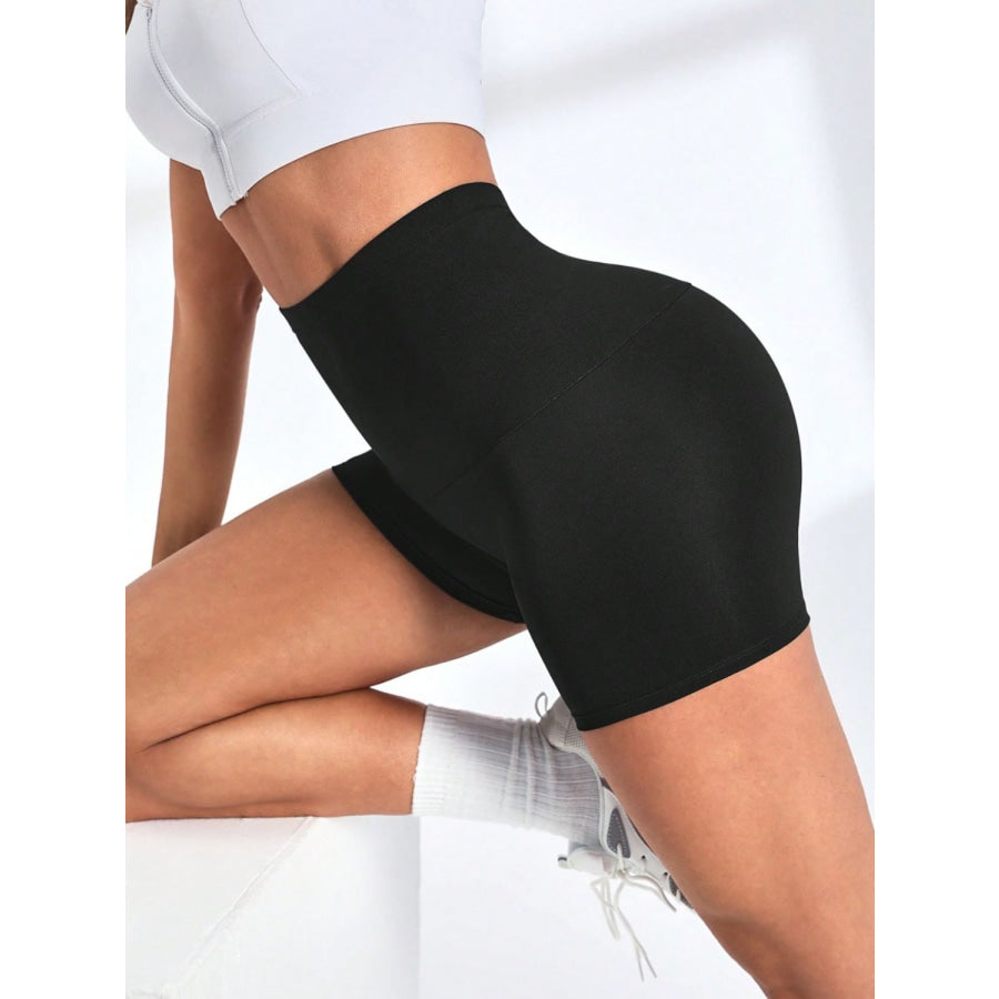 High Waist Active Shorts Apparel and Accessories