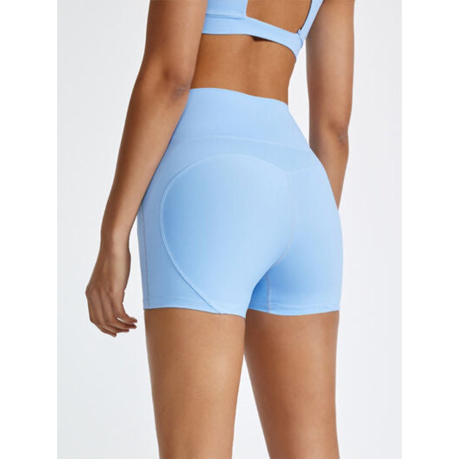 High Waist Active Shorts Apparel and Accessories