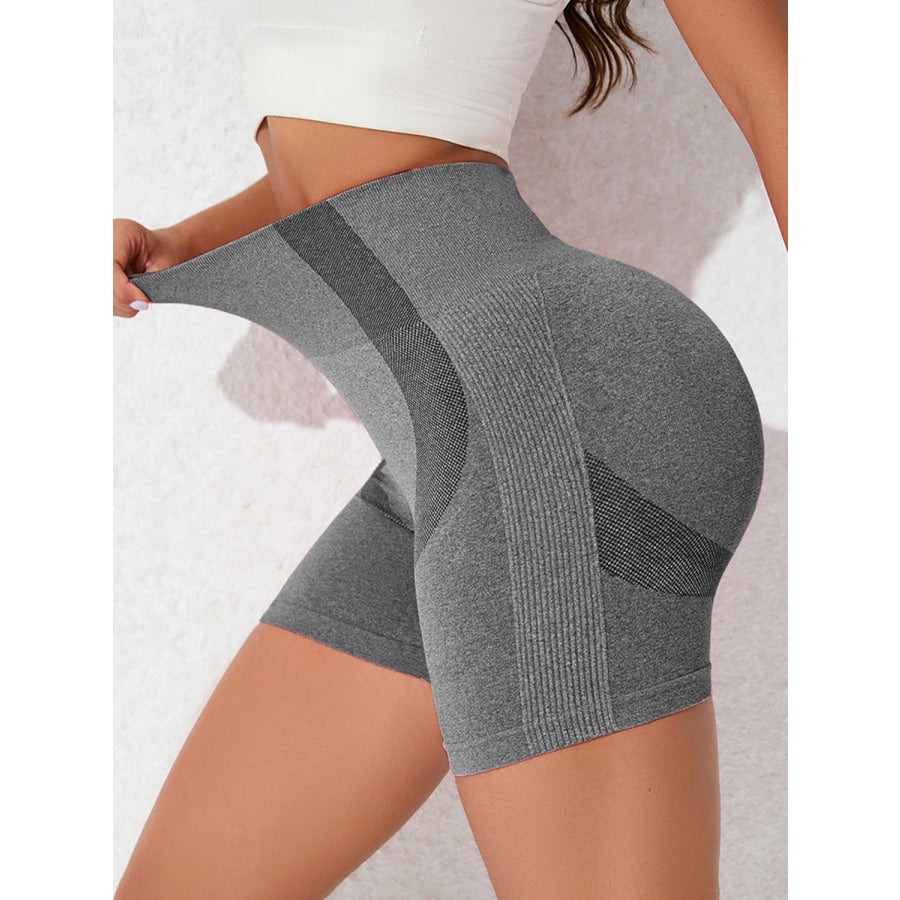 High Waist Active Shorts Apparel and Accessories