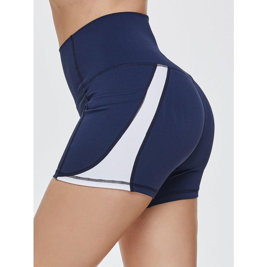 High Waist Active Shorts Apparel and Accessories