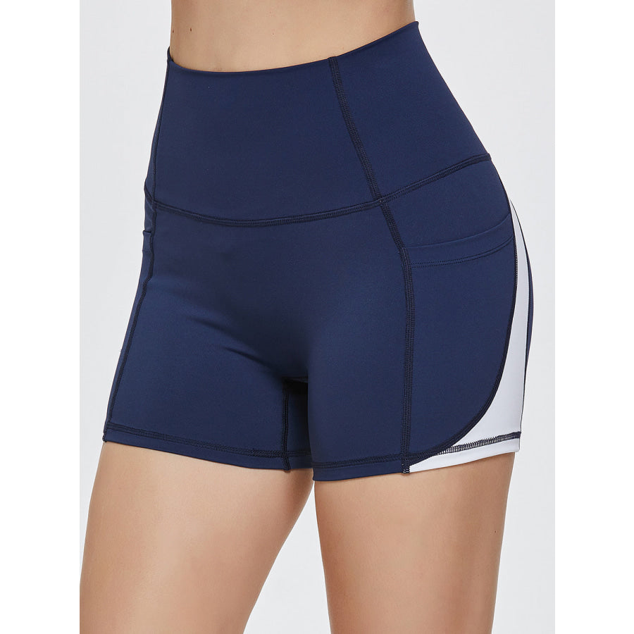 High Waist Active Shorts Apparel and Accessories