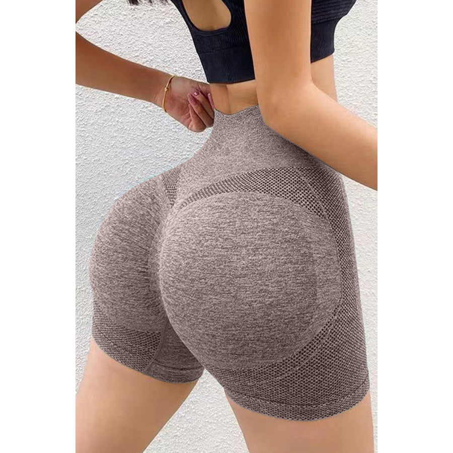 High Waist Active Shorts Apparel and Accessories