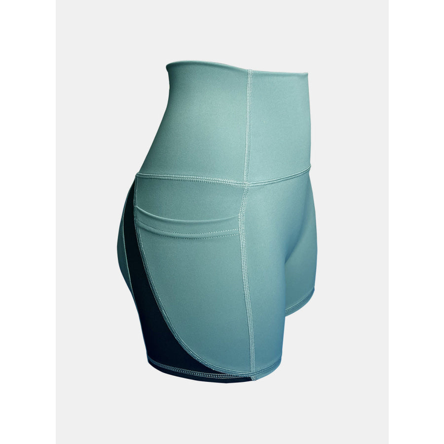 High Waist Active Shorts Apparel and Accessories