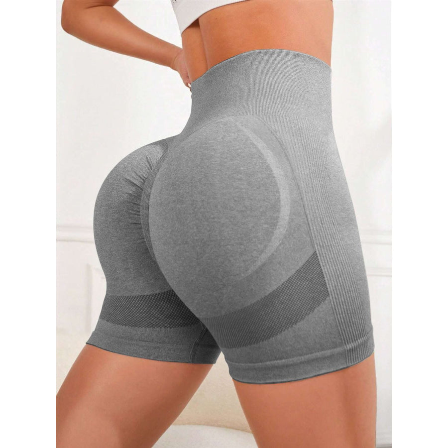 High Waist Active Shorts Apparel and Accessories