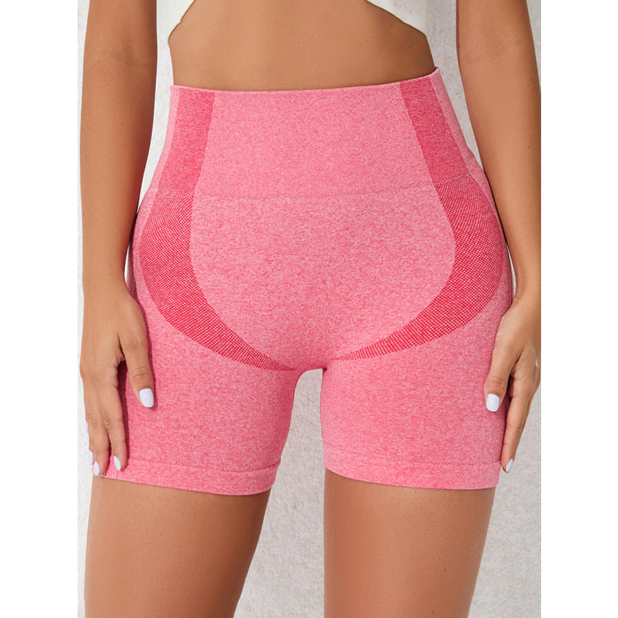 High Waist Active Shorts Apparel and Accessories