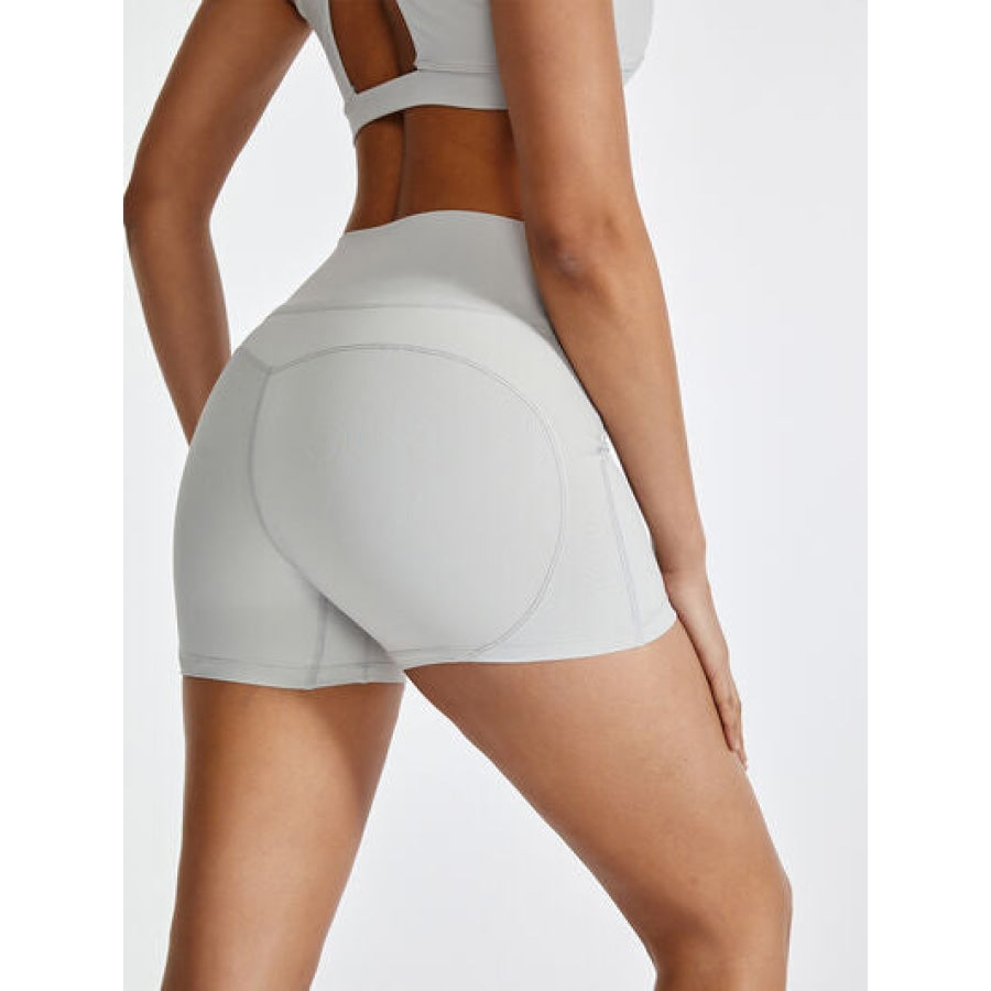 High Waist Active Shorts Apparel and Accessories