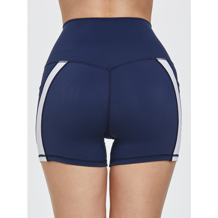 High Waist Active Shorts Apparel and Accessories