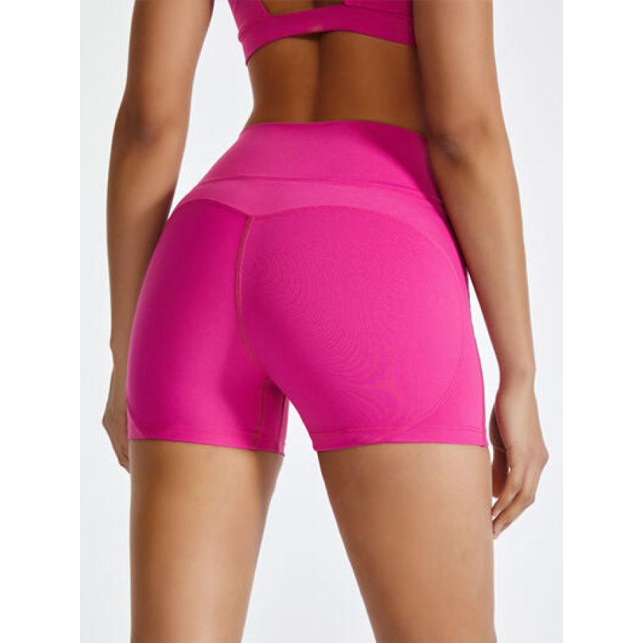 High Waist Active Shorts Apparel and Accessories