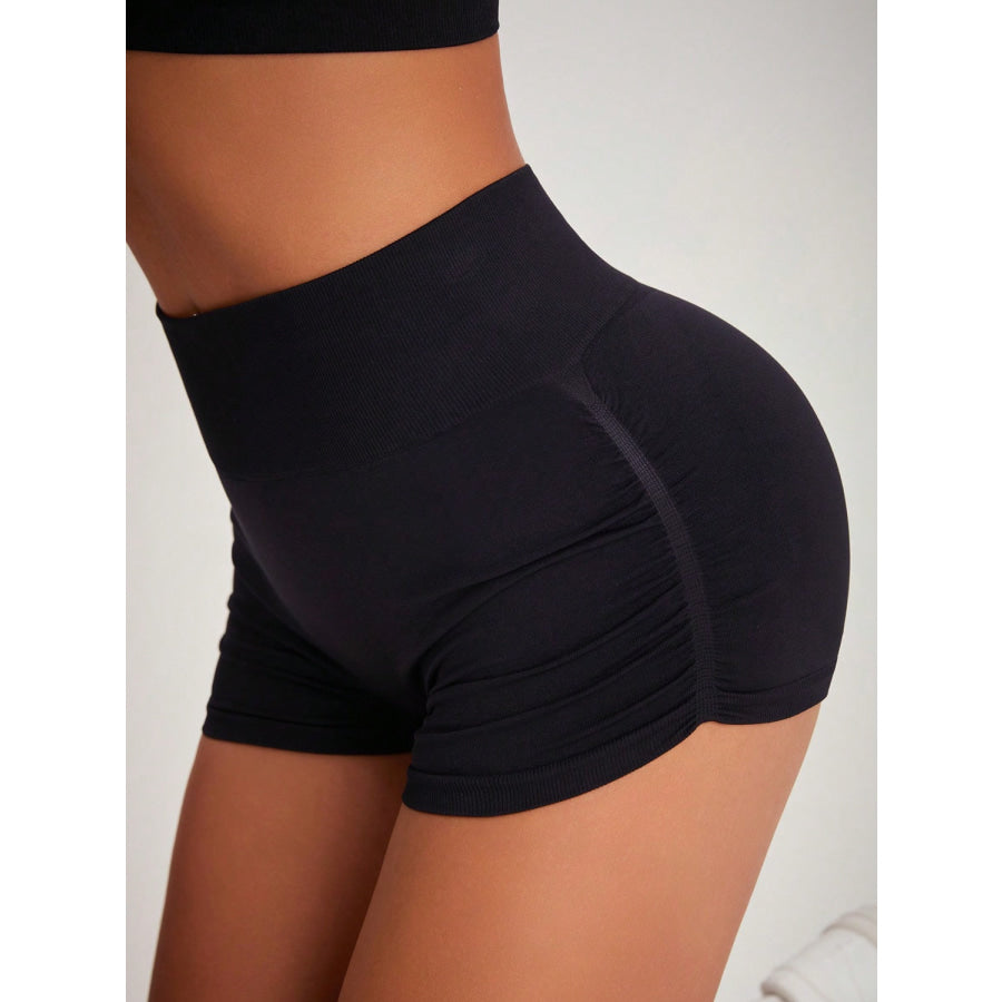 High Waist Active Shorts Apparel and Accessories