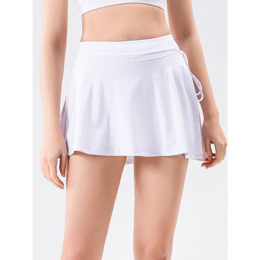 High Waist Active Skort with Pockets Apparel and Accessories