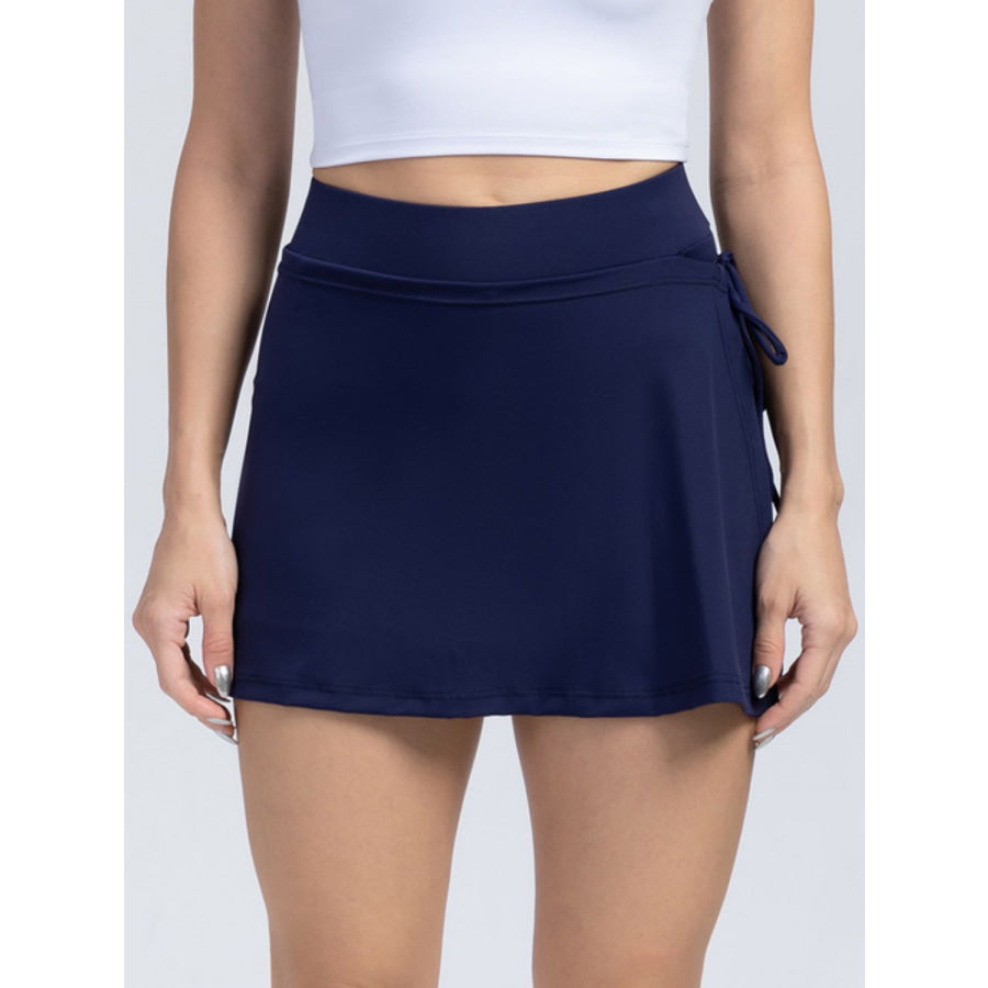 High Waist Active Skort with Pockets Apparel and Accessories