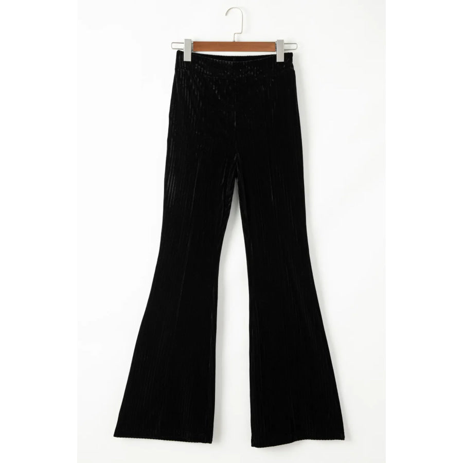 High Waist Bootcut Pants Apparel and Accessories