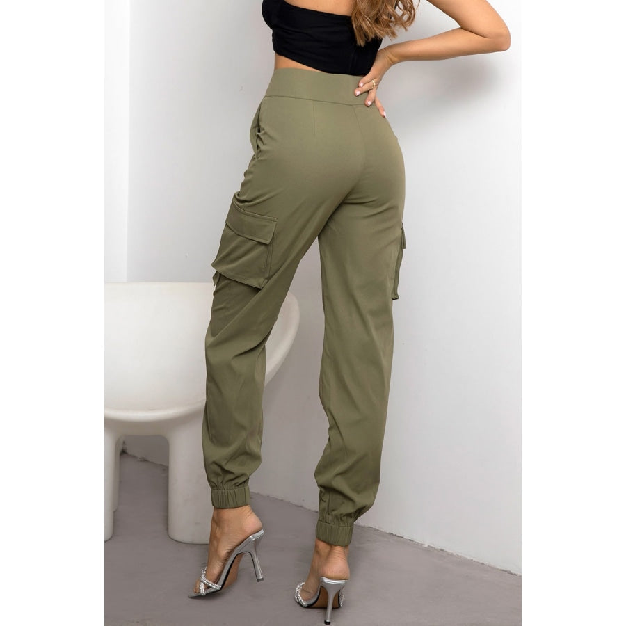 High Waist Cargo Pants