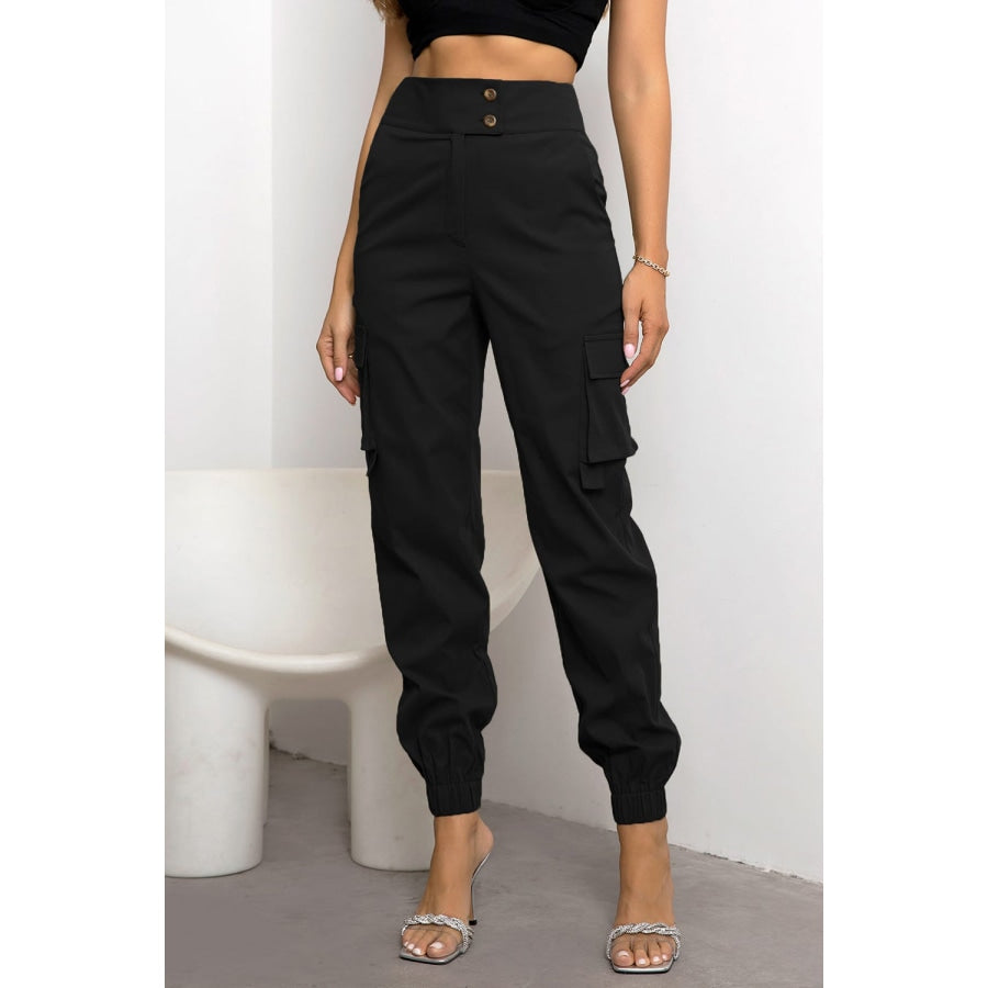 High Waist Cargo Pants