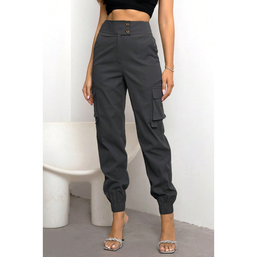 High Waist Cargo Pants