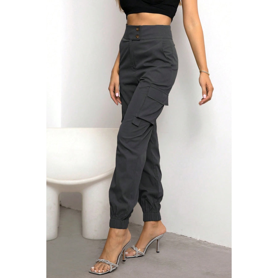 High Waist Cargo Pants