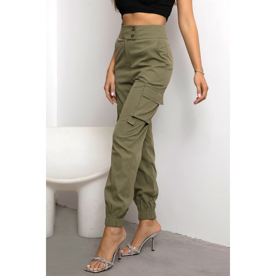 High Waist Cargo Pants