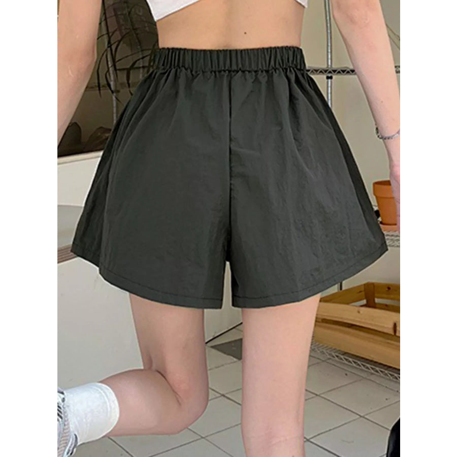 High Waist Cargo Shorts with Pockets Apparel and Accessories