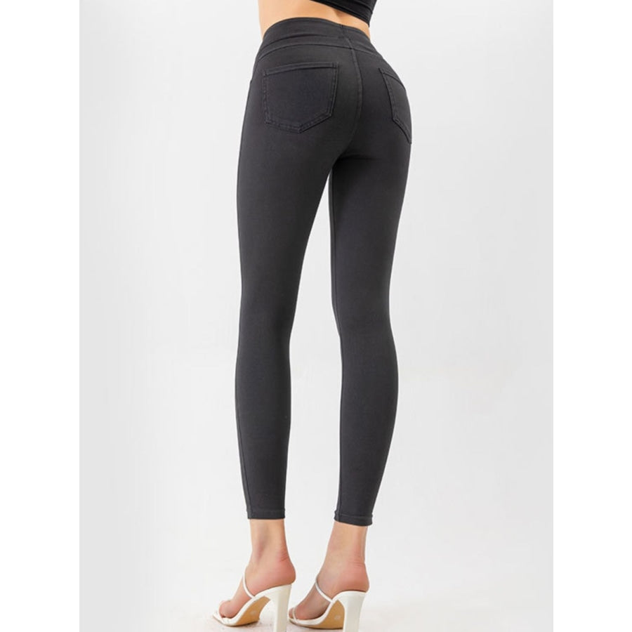 High Waist Cropped Active Leggings