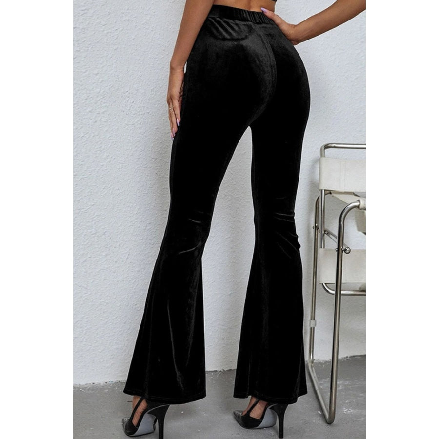 High Waist Flare Leg Pants