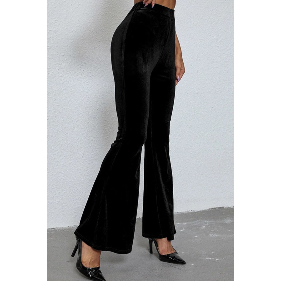 High Waist Flare Leg Pants