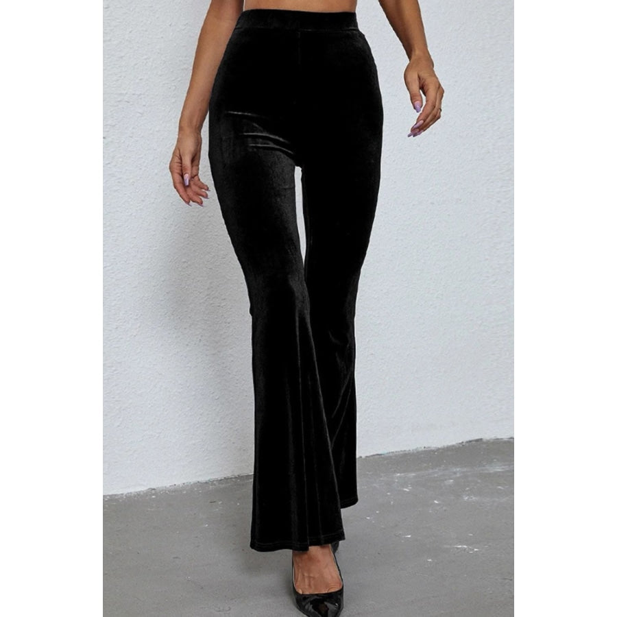 High Waist Flare Leg Pants