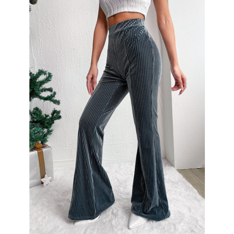 High Waist Flare Pants Apparel and Accessories