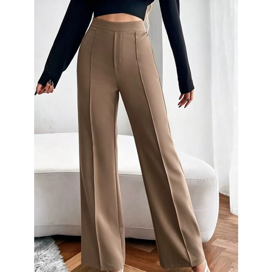 High Waist Flare Pants Apparel and Accessories
