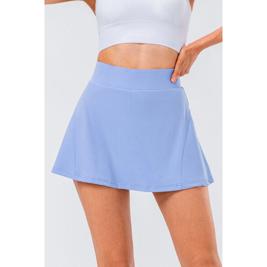 High Waist Pleated Active Skirt Clothing