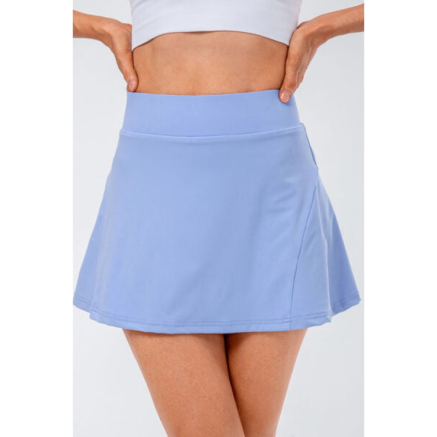 High Waist Pleated Active Skirt Clothing