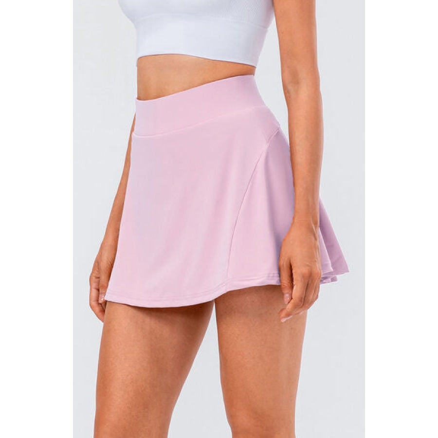 High Waist Pleated Active Skirt Clothing