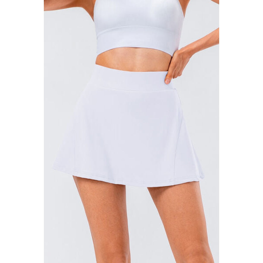 High Waist Pleated Active Skirt Clothing