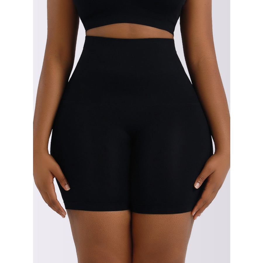 High Waist Shaping Shorts Black / XS Apparel and Accessories