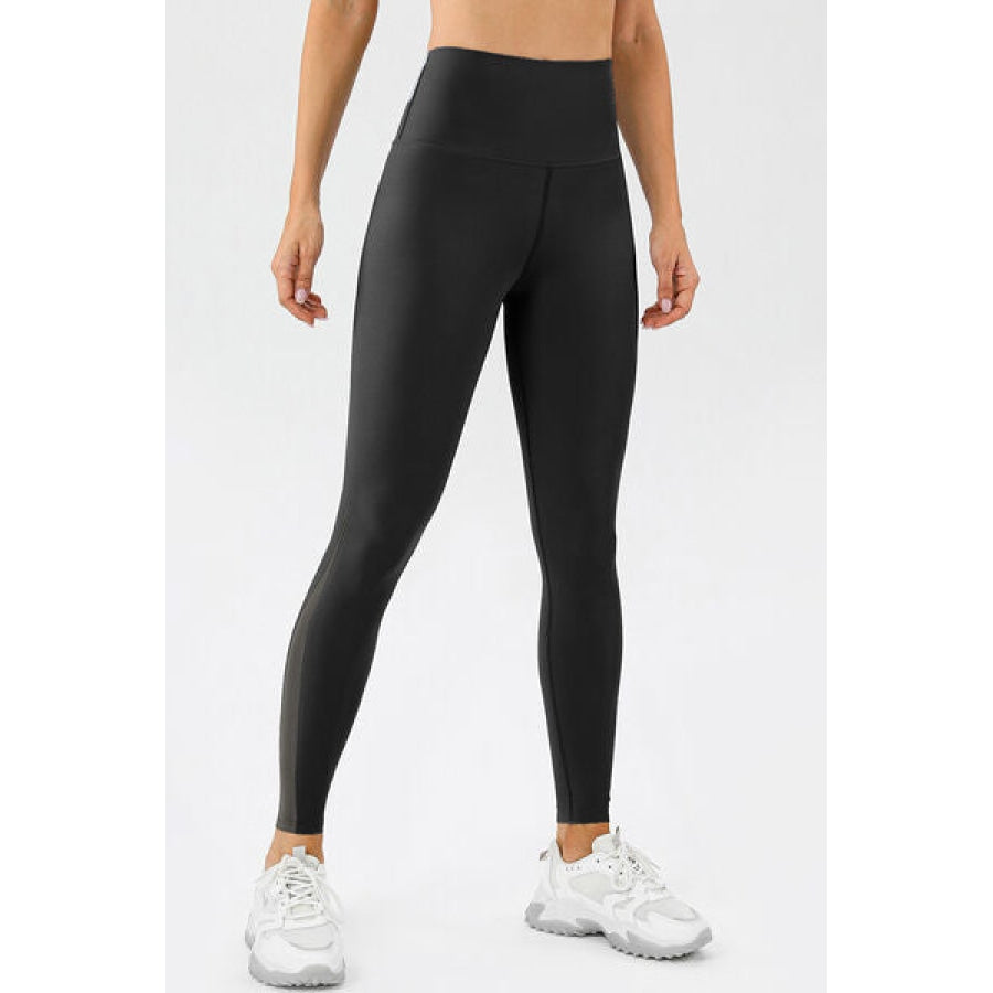 High Waist Skinny Active Pants Black / XS Clothing