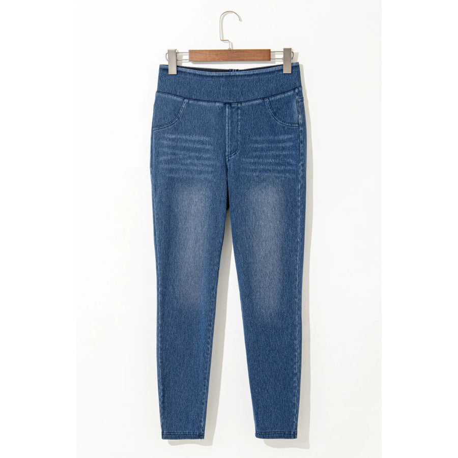 High Waist Skinny Jeans Apparel and Accessories