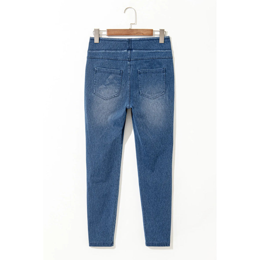 High Waist Skinny Jeans Apparel and Accessories