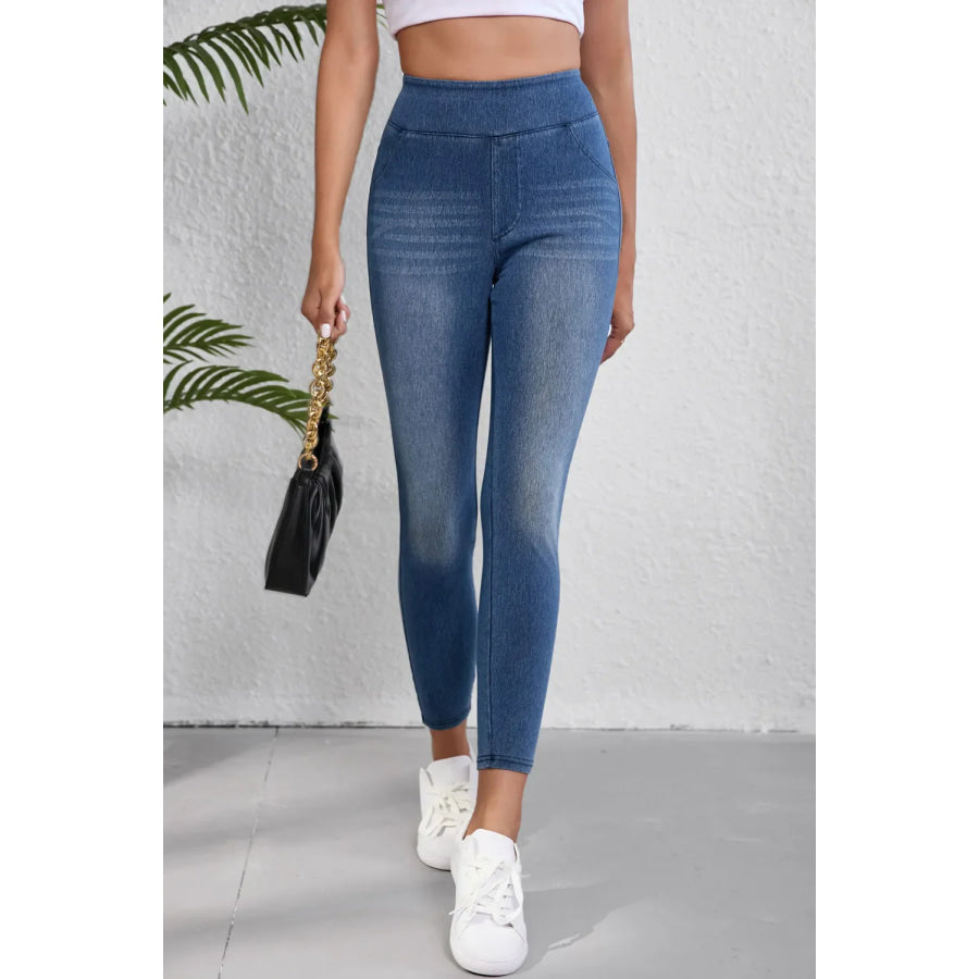 High Waist Skinny Jeans Medium / S Apparel and Accessories