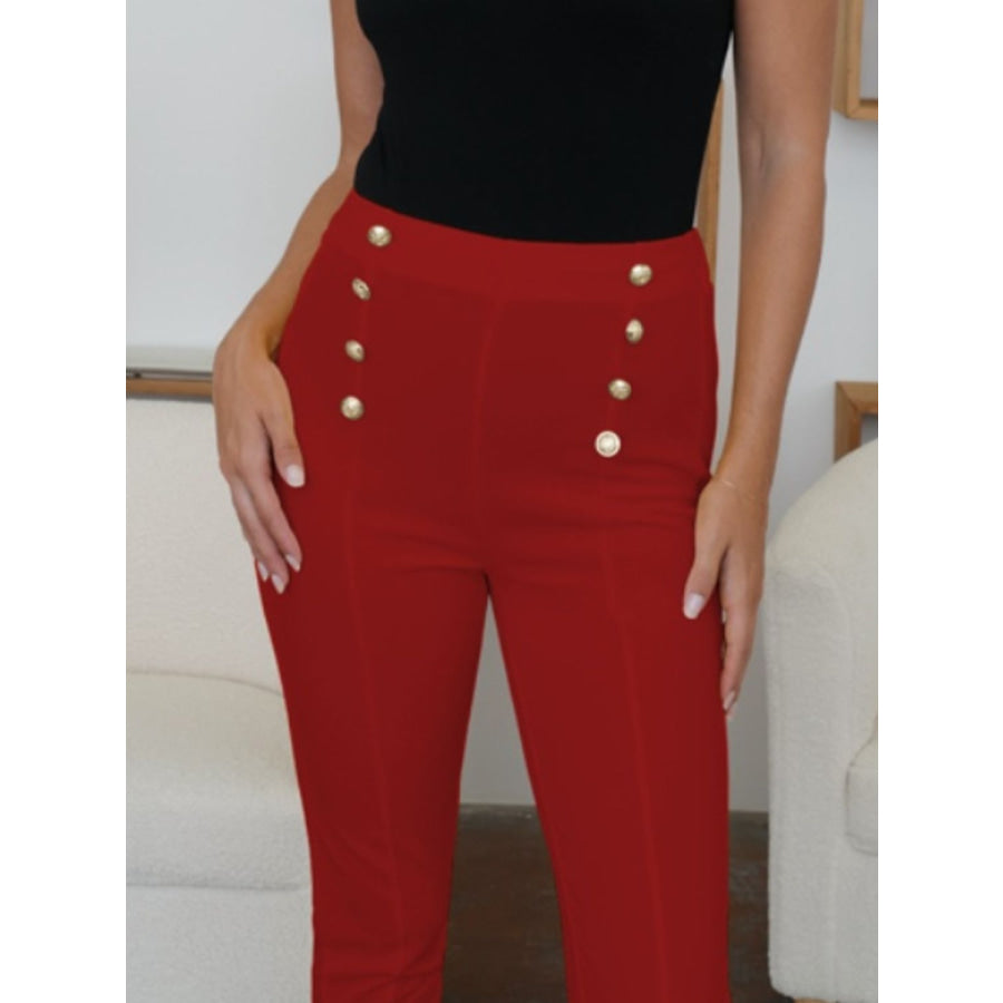 High Waist Skinny Pants Apparel and Accessories