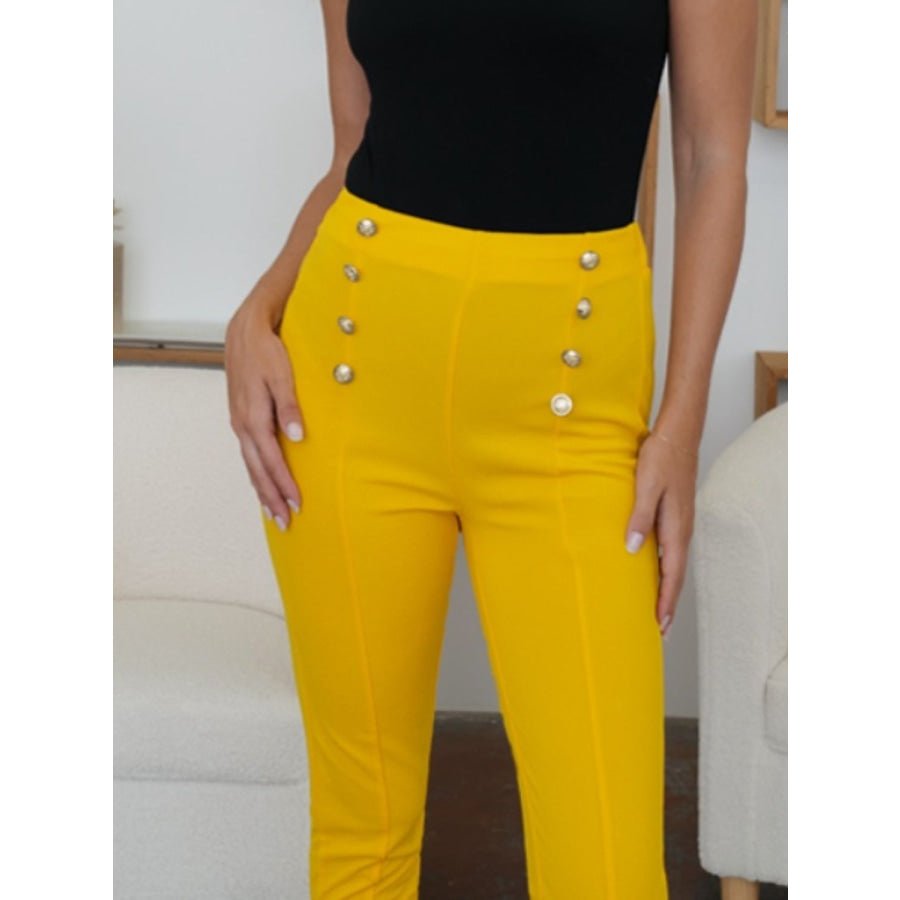 High Waist Skinny Pants Apparel and Accessories