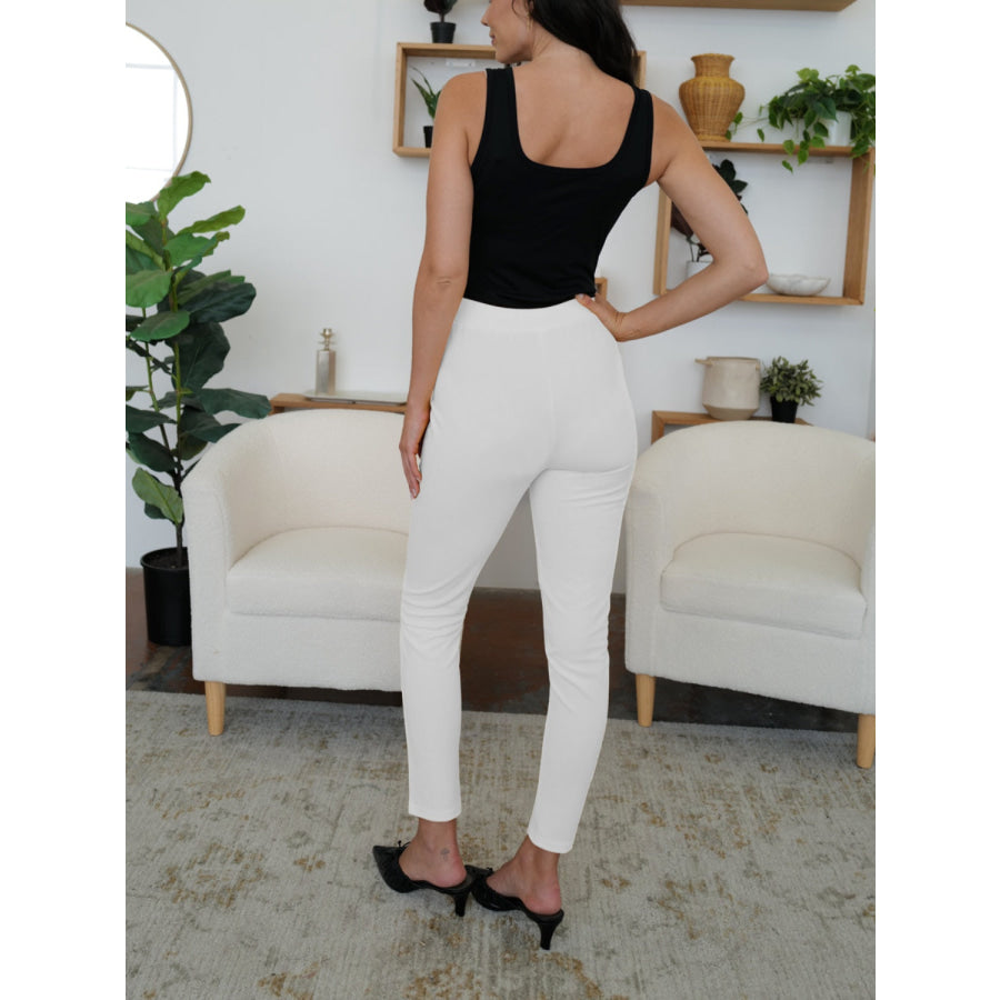 High Waist Skinny Pants Apparel and Accessories