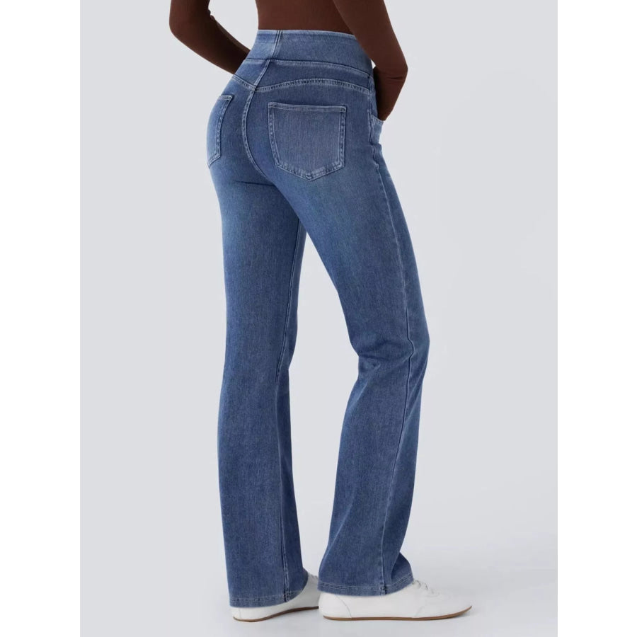 High Waist Slim Fit Jeans Apparel and Accessories