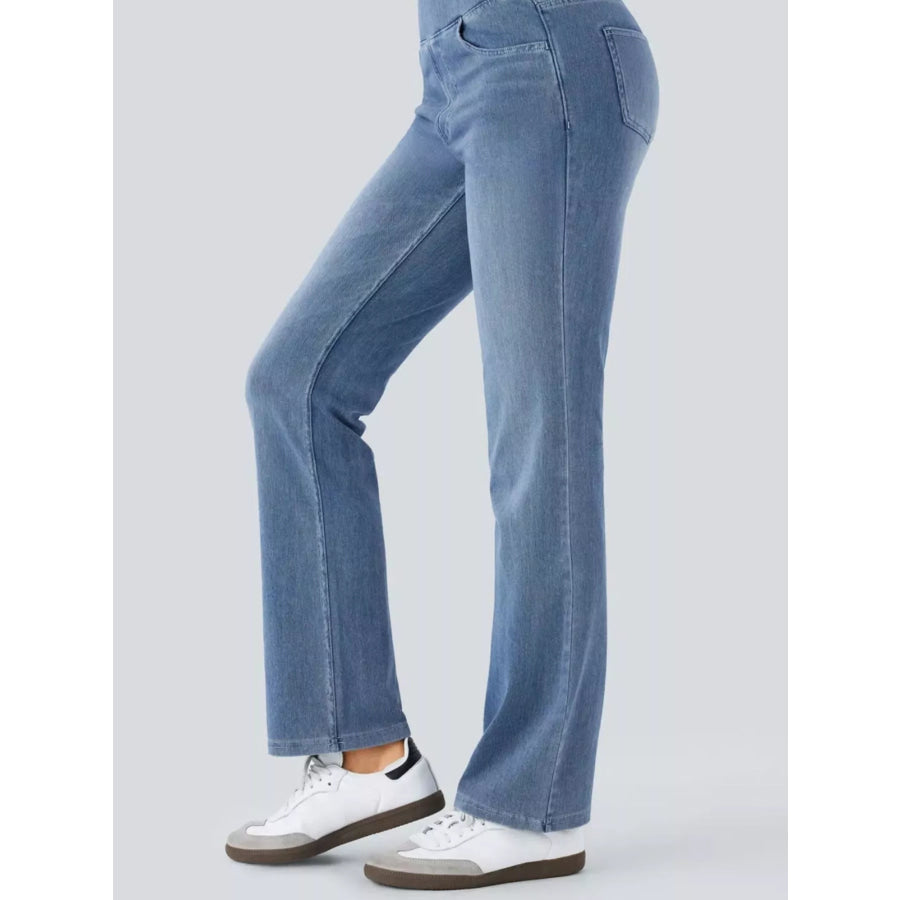 High Waist Slim Fit Jeans Apparel and Accessories